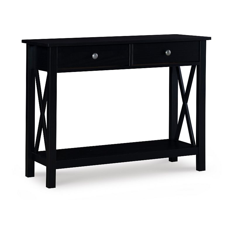 Linon Davis 2-Drawer Console Table