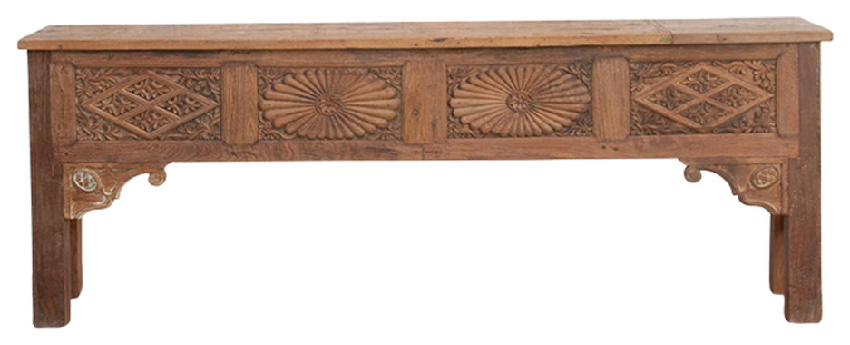 Fabulous Southern Indian Carved Console   Eclectic   Console Tables   by De cor  Houzz