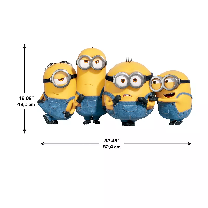 Minions 2 Giant Wall Decals by RoomMates