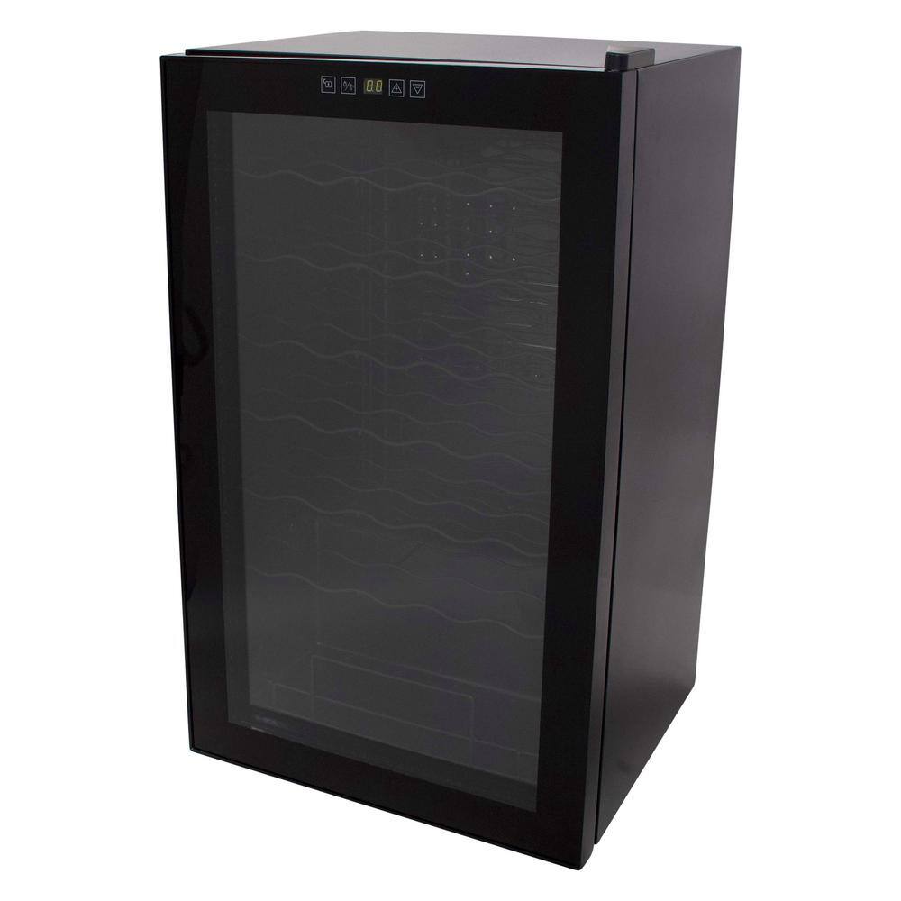 Magic Cool 34 Bottle Wine Cooler in Black MCWC34SI