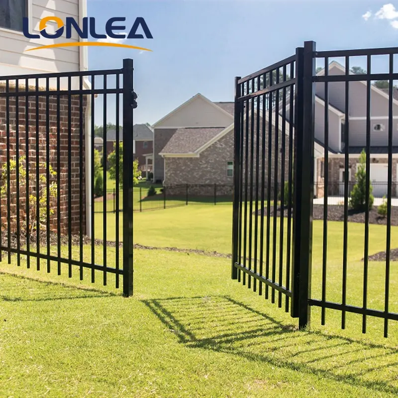 Cheap aluminum fence panels Metal Pool Garden Fencing trellis   gates