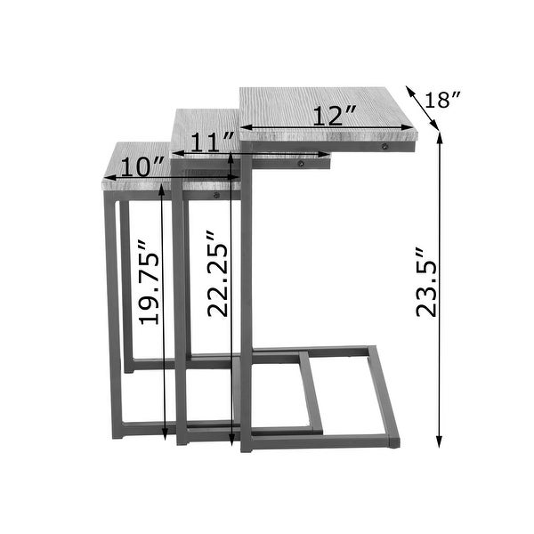 Nesting Side/End Tables Set of 3