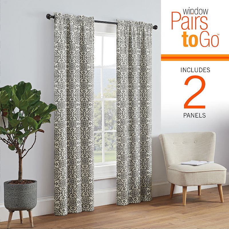 Pairs To Go 2-pack Brockwell Window Curtains