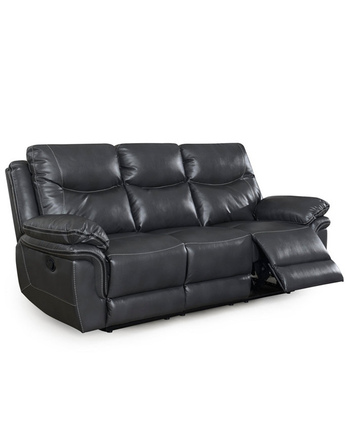 Macy's Panya 90 Fabric Sofa with Power Motion Recliners