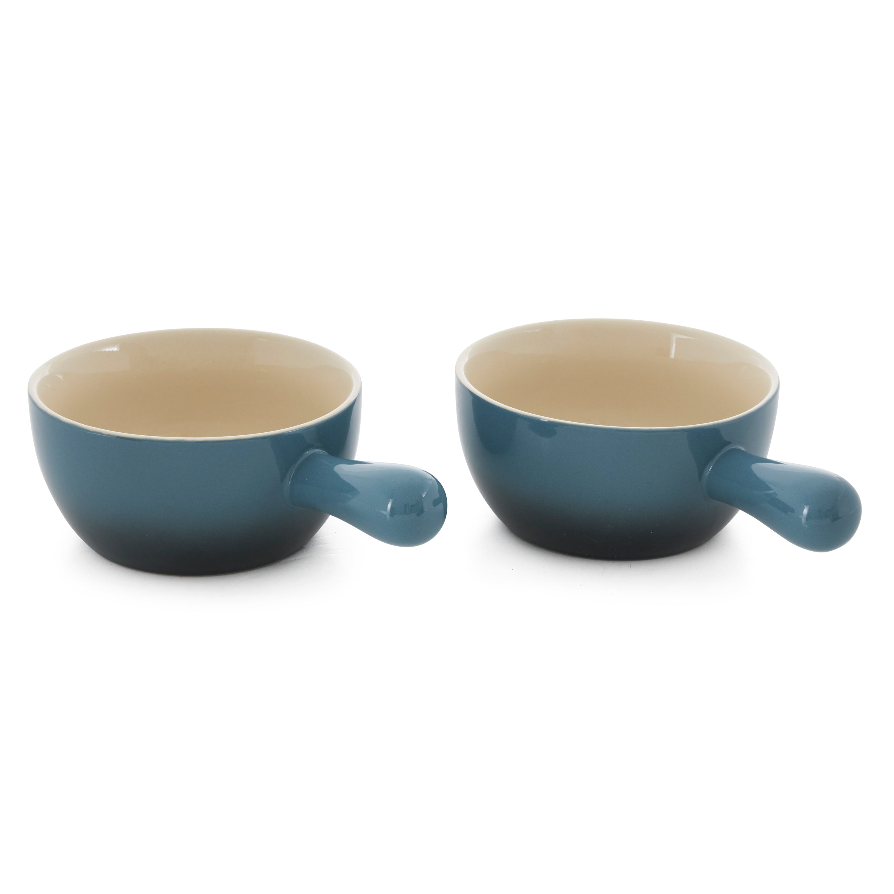 Crock-Pot 22oz Artisan Stoneware Soup Bowl w/ Handle, 2-Pack, (Open Box)