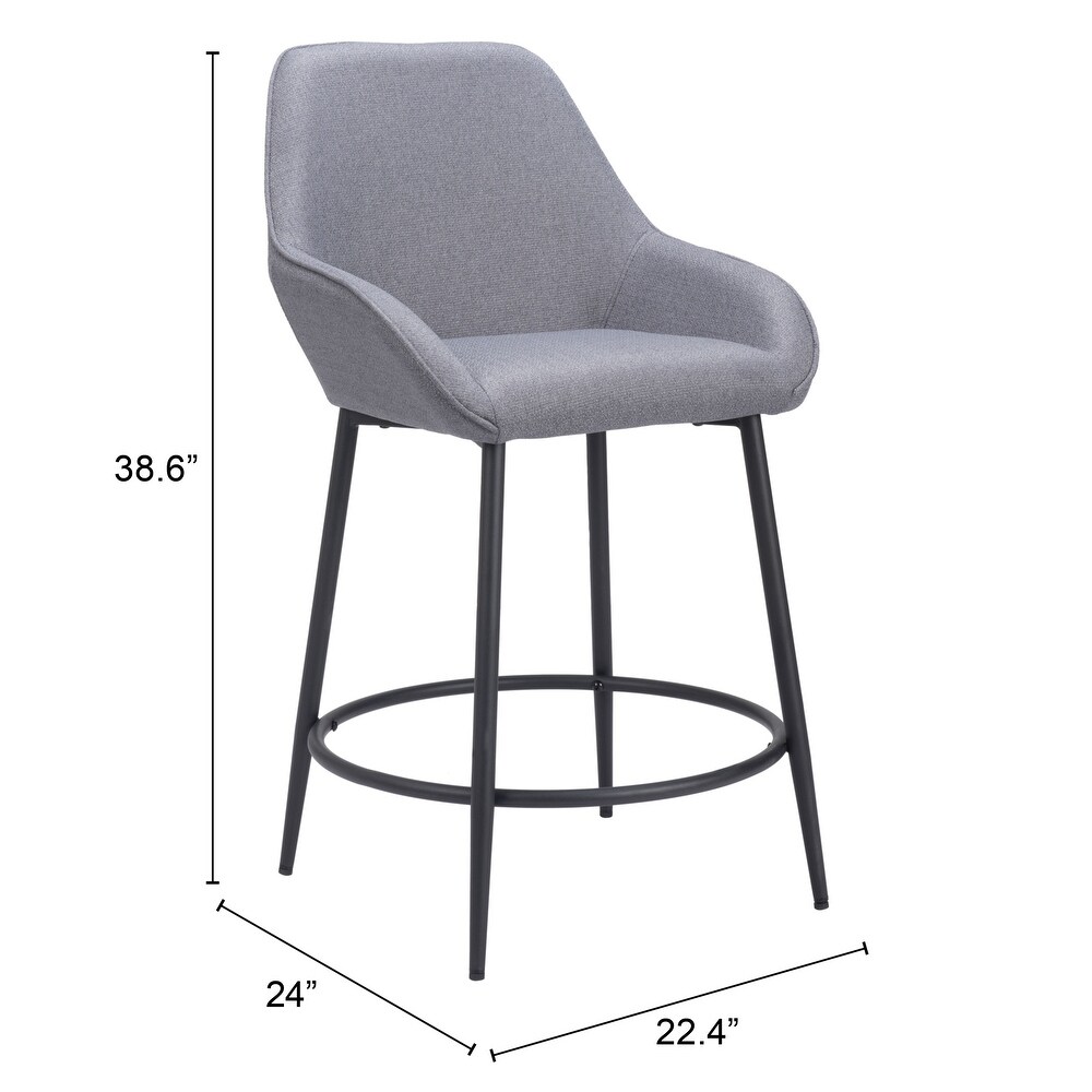 Vila Counter Stool Gray