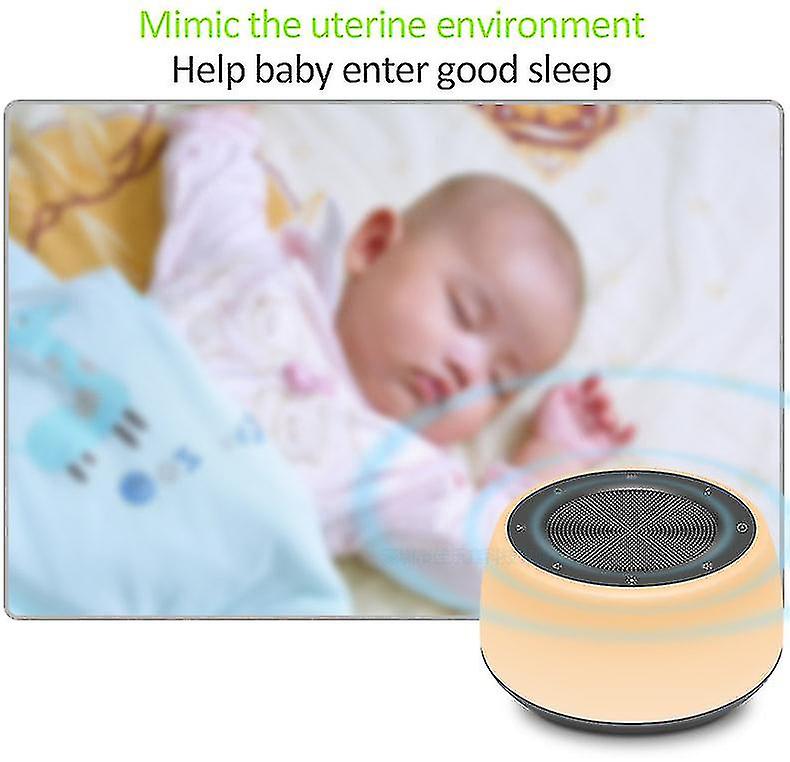 Intelligent White ，16 Natural Sounds，memory Function，adjustable Timer，sleep Instrument Night Light