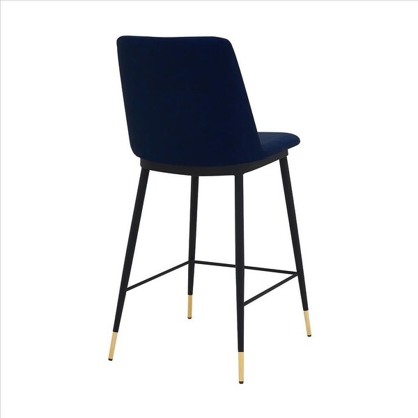 26 Inch Leatherette Seat Counter Height Barstool