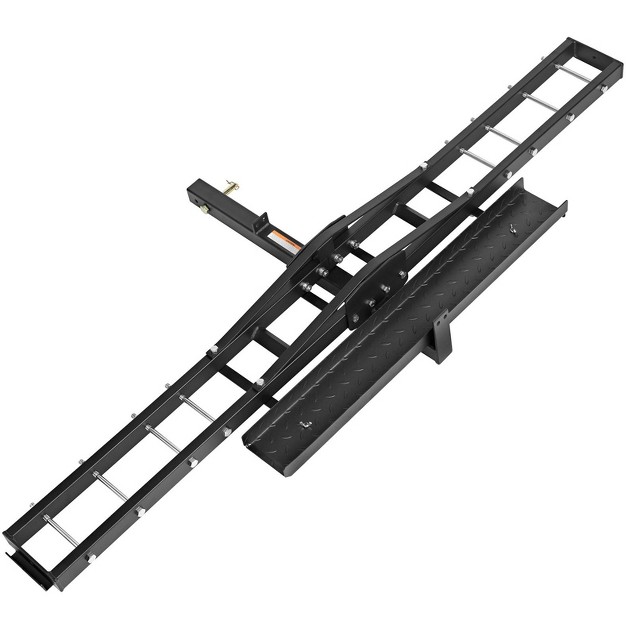 Direct Aftermarket Steel Motorcycle Carrier 500 Lb Scooter Dirt Bike Hauler Hitch Mount Rack Ramp Anti Tilt Anti Wobble