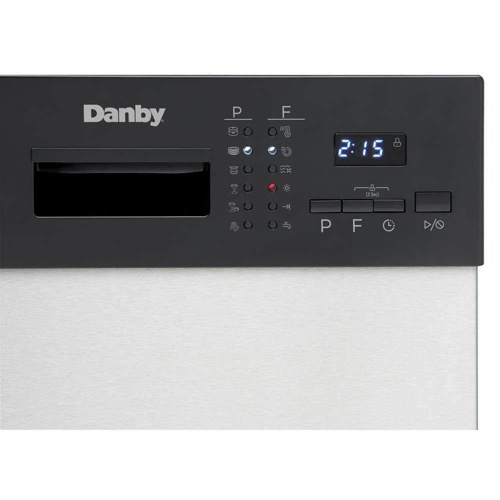 Danby 24 inFront Control Stainless Steel Dishwasher with Stainless Steel Tub 52 DB