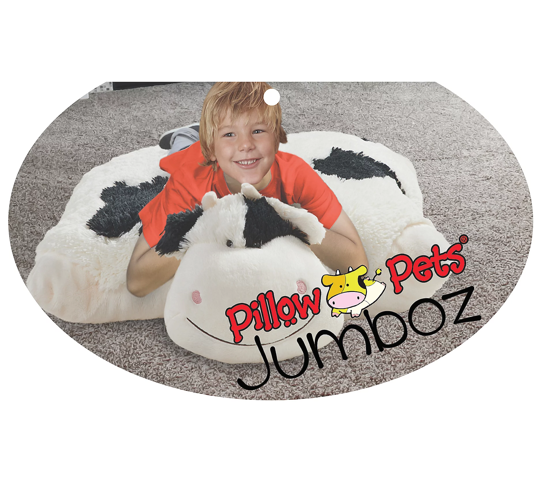 Pillow Pets Signature Jumboz Cozy Cow OversizedPlush Toy