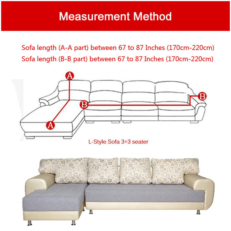 Sofa Covers for L Shape, 2pcs Polyester Fabric Stretch Slipcovers + 2pcs Pillow Covers for Sectional sofa L-shape Couch - Solid Color Light Gray