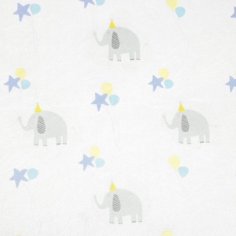 Lush Decor Elephant Balloon Soft Sherpa Blanket