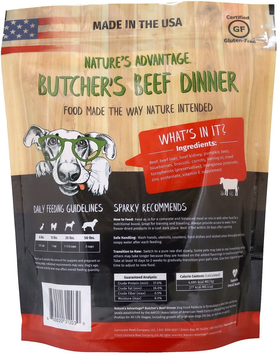 Nature's Advantage Grain-Free Butcher's Beef Dinner Dry Dog Food