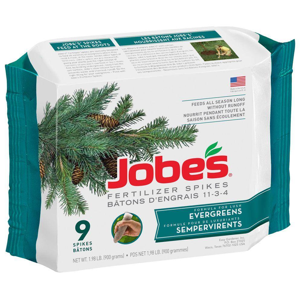 Jobe's 2.2 lb. Evergreen Tree Fertilizer Spikes (9-Pack) 01311