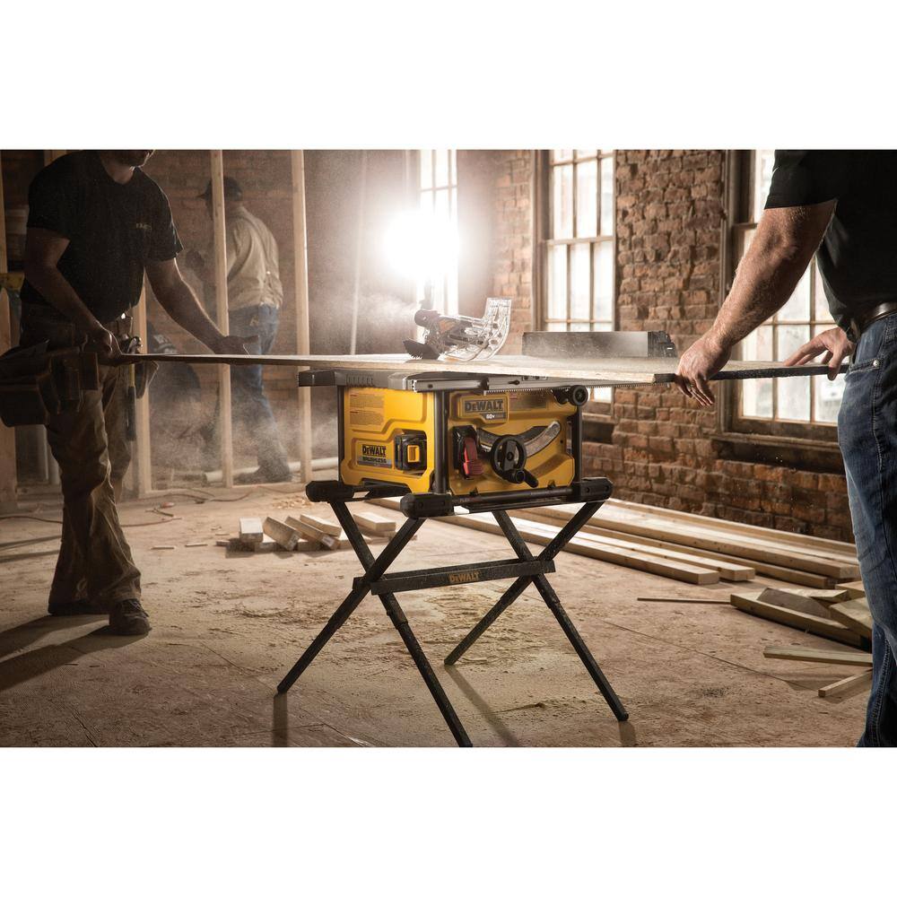 DW FLEXVOLT 60V MAX Cordless Brushless 8-14 in. Table Saw Kit (Tool Only) DCS7485B