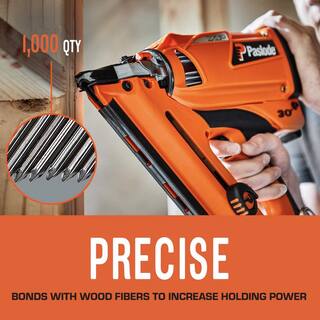 Paslode CFN325XP Lithium-Ion Battery 30-Degree Cordless Framing Nailer Combo Kit Includes Brite FNP 906300FN