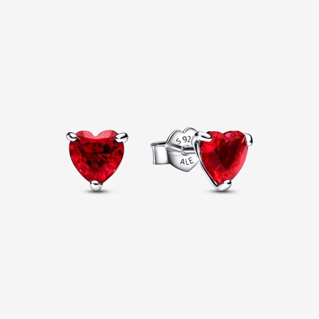 PANDORA  Sparkling Red Heart Jewelry Gift Set - Sterling Silver