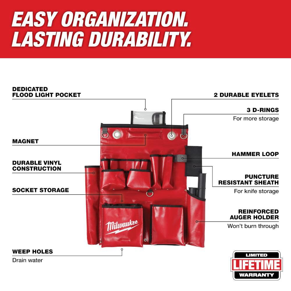 Milwaukee Lineman's Compact Aerial Tool Apron 48-22-8291 from Milwaukee