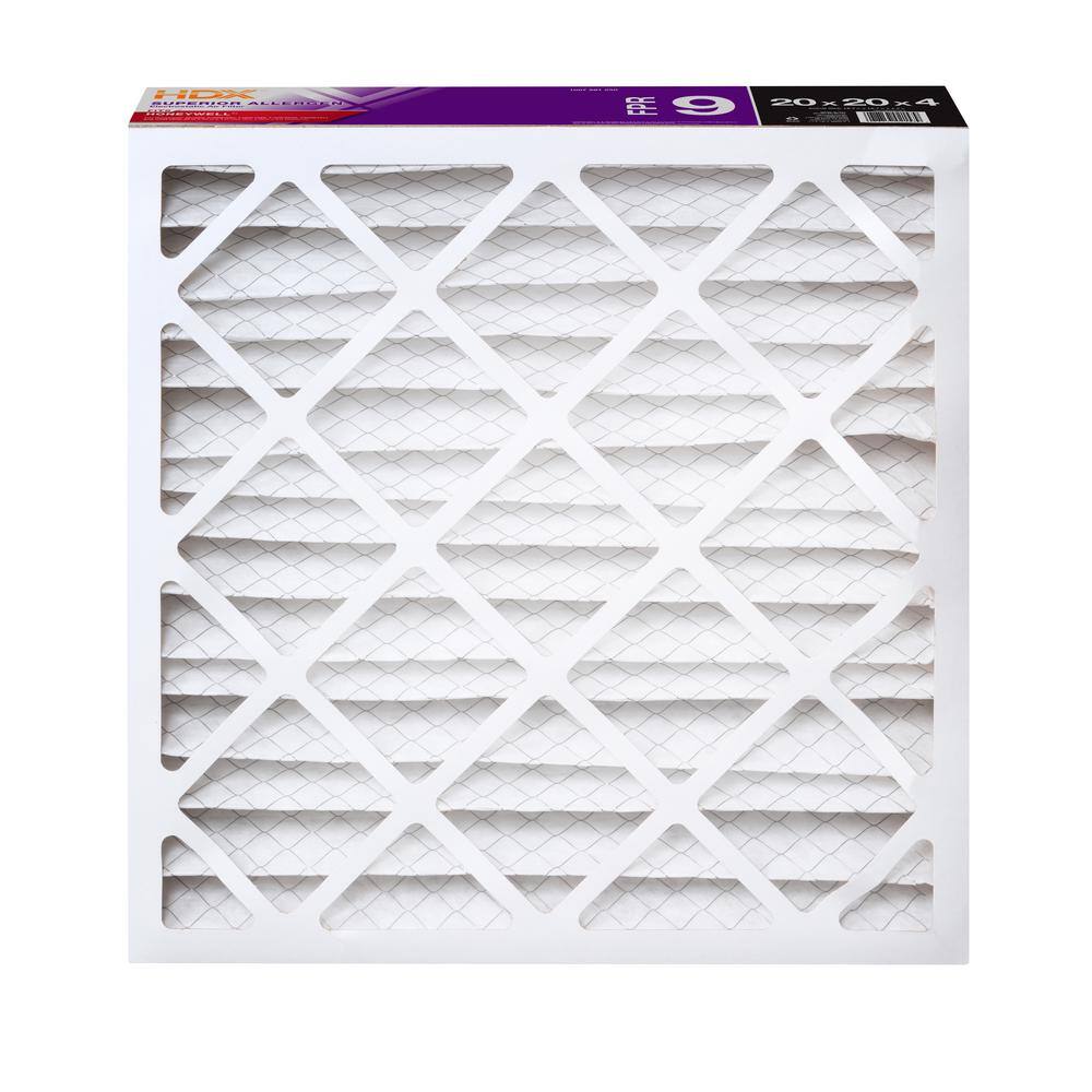 HDX 20 in. x 20 in. x 4 in. Honeywell Replacement Pleated Air Filter FPR 9 HDX-HW2020-13-3