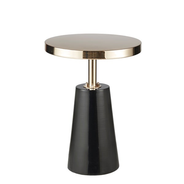 Madison Park Venice Black/Gold Accent Table