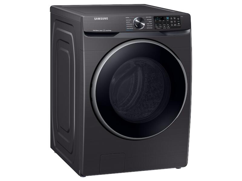 Samsung WF50A8500AV 5.0 Cu. Ft. Extra-Large Capacity Smart Front Load Washer With Super Speed Wash In Brushed Black