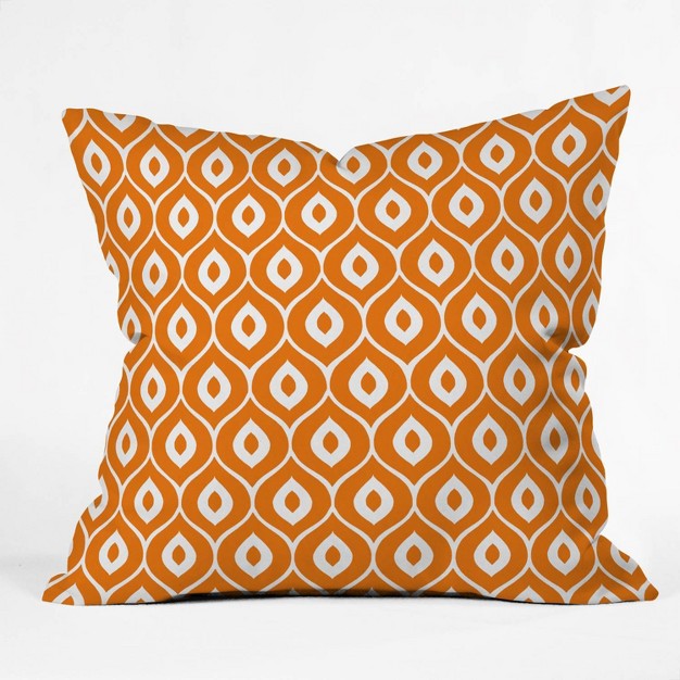 Aimee St Hill Leela Orange Pillow Orange Deny Designs