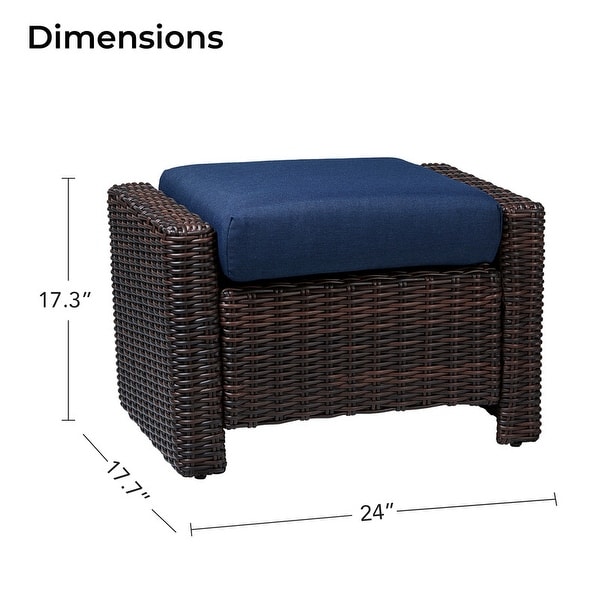 Murphy Outdoor Wicker Patio Furniture Swivel Glider Chair