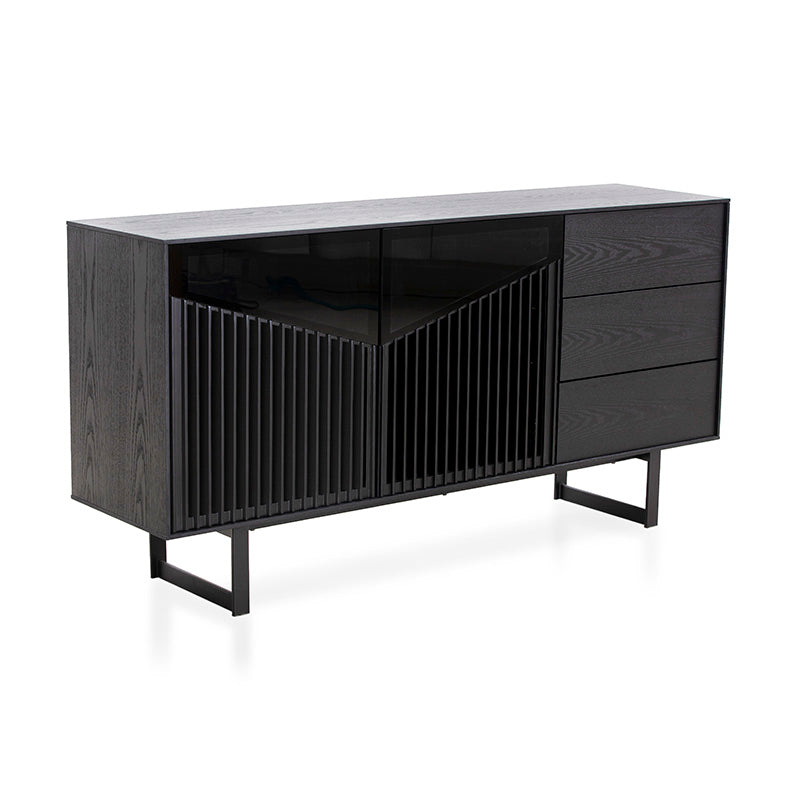 MONTANA Sideboard Buffet 160cm - Black Ash