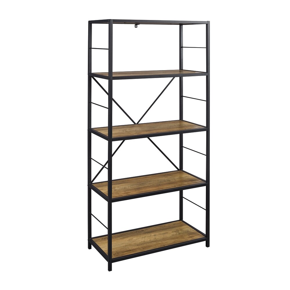 Middlebrook Designs Ora Industrial Rustic Bookshelf