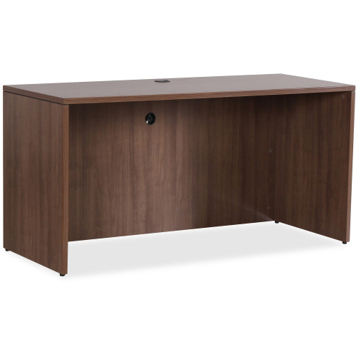 Lorell Essentials Series Walnut Credenza Shell (69969)