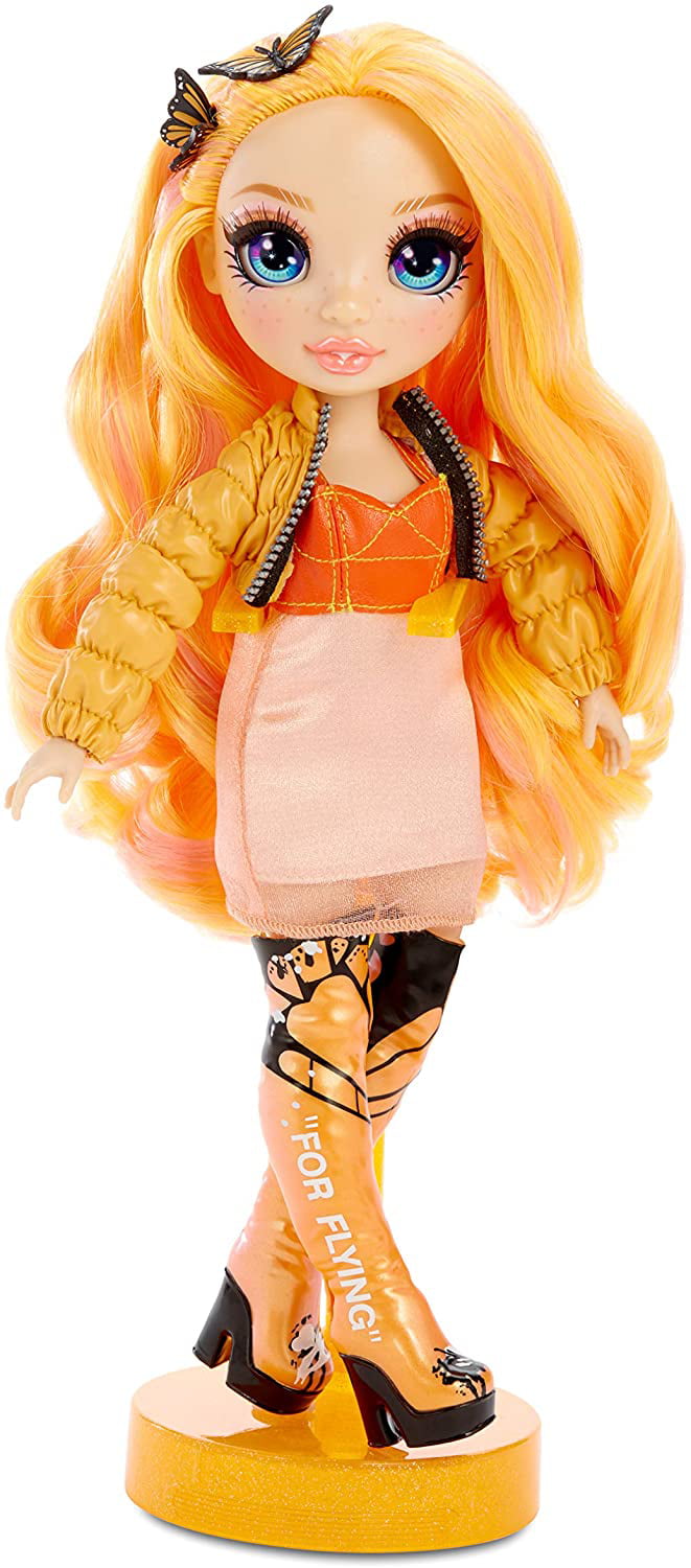 Rainbow Surprise Rainbow High Poppy Rowan - Orange Clothes Fashion Doll with 2 Complete Mix & Match Outfits and Accessories, Toys for Kids 6 to 12 Years Old,1 x 1 x 1 inches