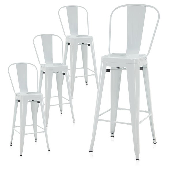 BELLEZE 24 / 30 Seat Height Metal Barstools， 46 Selections Available