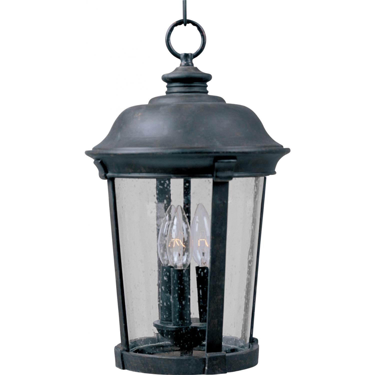 Maxim Dover DC Three Light 20-Inch Outdoor Hanging Lantern