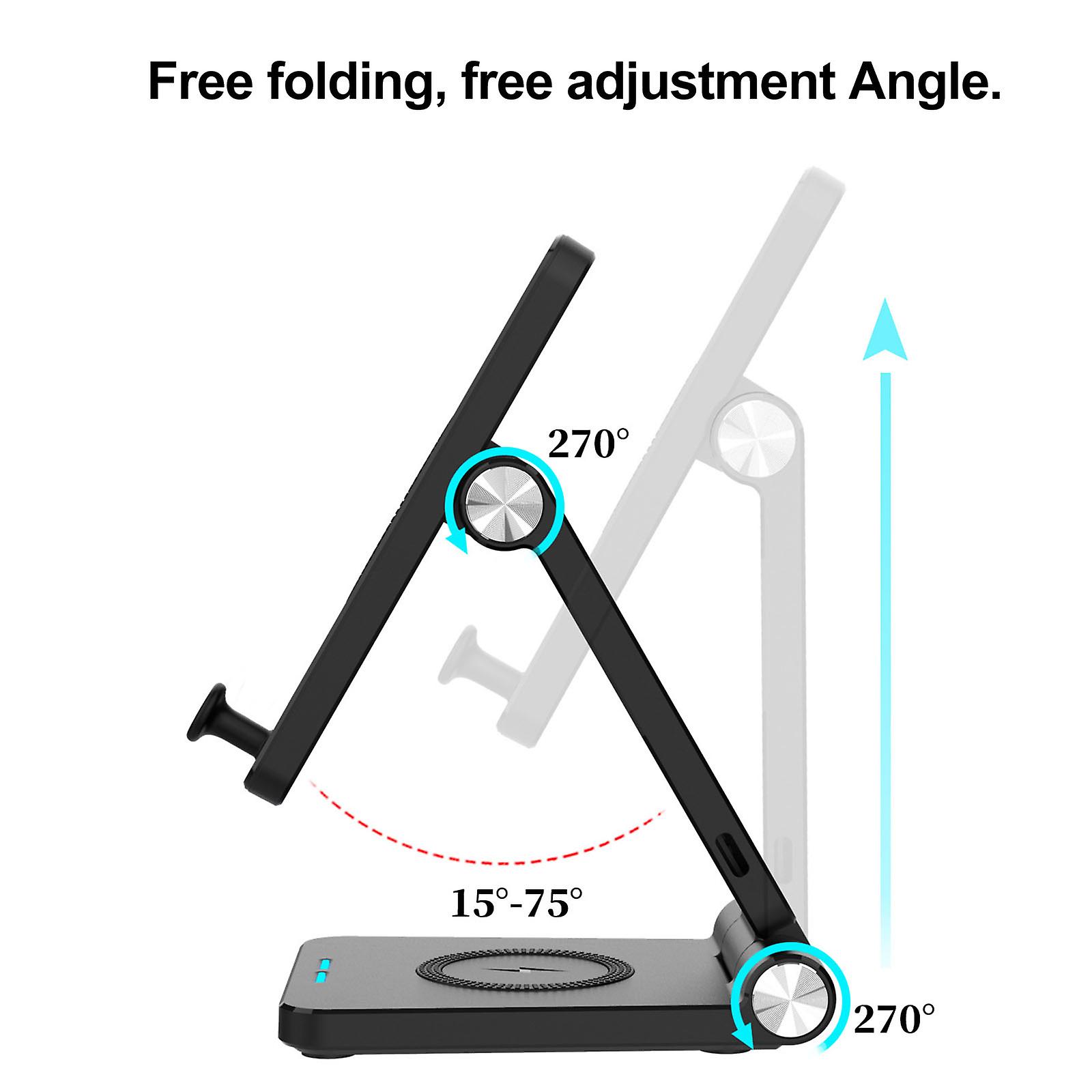 1 Wireless Charger 1 Usb Cable 1 Led Light 1 User Manual Black