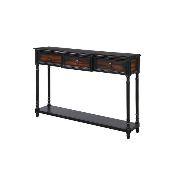 Farmhouse Entryway Tables Console Table with 3 Drawers