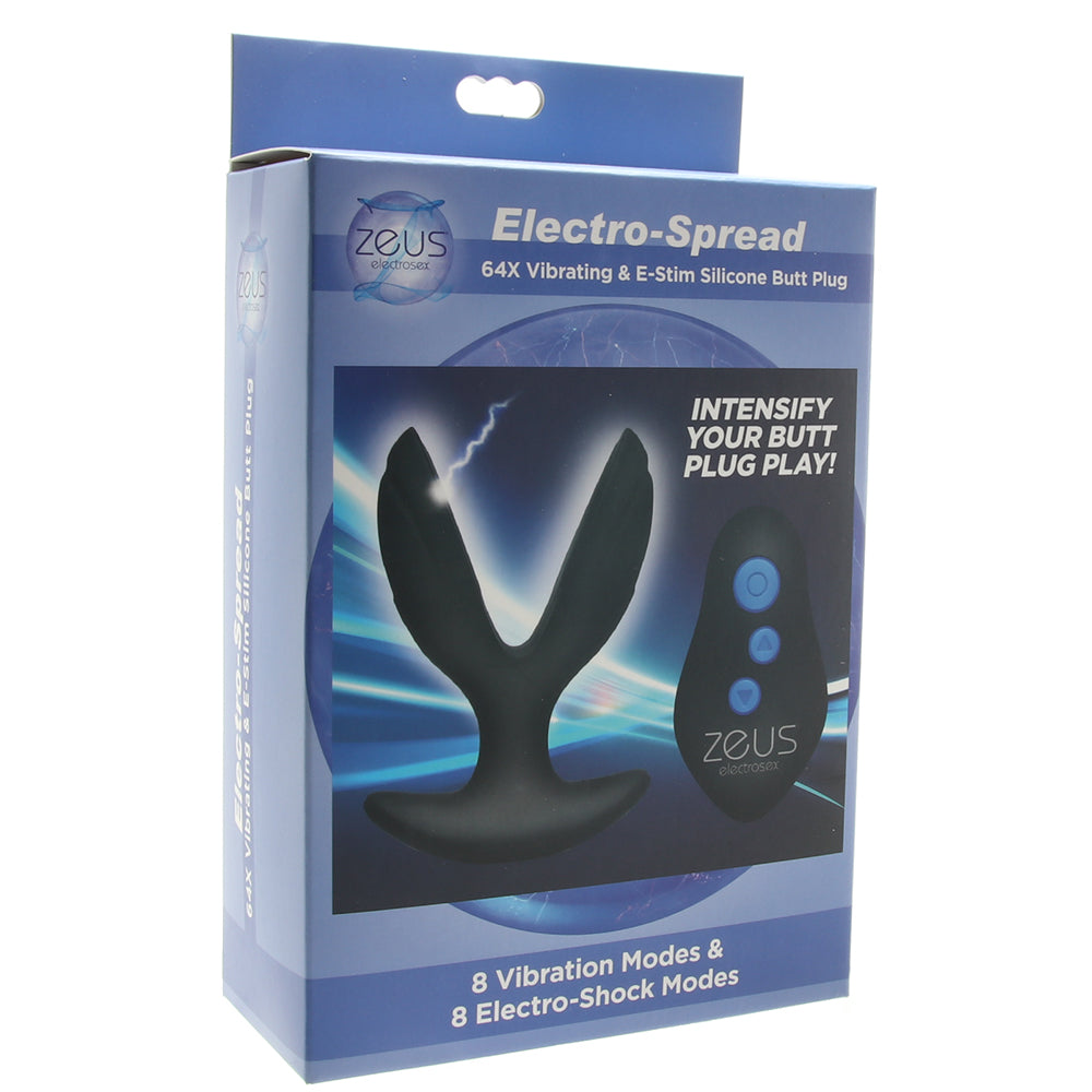 Zeus Electro-Spread Vibrating E-Stim Butt Plug