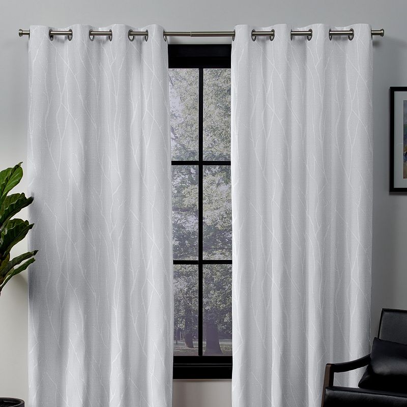 Exclusive Home 2-pack Forest Hill Woven Blackout Window Curtains