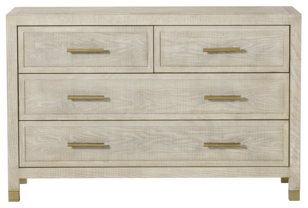 Frankfort Chest 4 Drawer Natural   Transitional   Accent Chests And Cabinets   by Peachtree Fine Furniture  Houzz