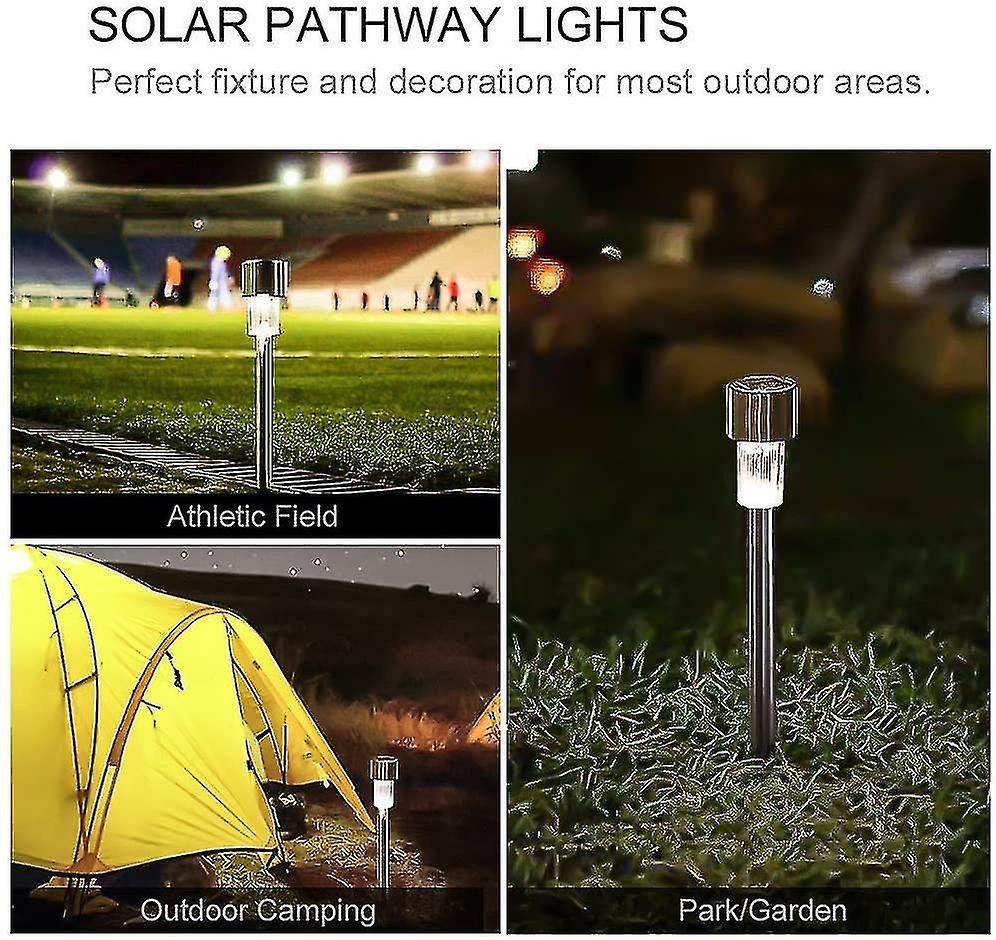 Outdoor Solar Garden Light， Wireless Led Garden Light Decoration Outdoor Solar Lighting-white(5pcs)