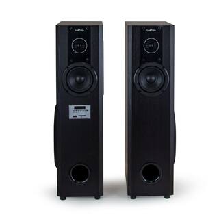 BEFREE SOUND 2.1-Channel Home Theater Bluetooth Powered Double Tower Speakers in Black 98595512M