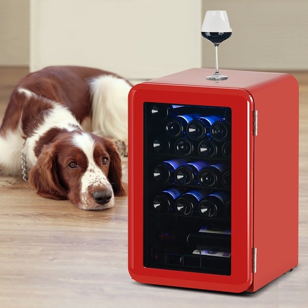 24 Bottle Dual Zone Wine Cooler Thermoelectric with Digital Controls