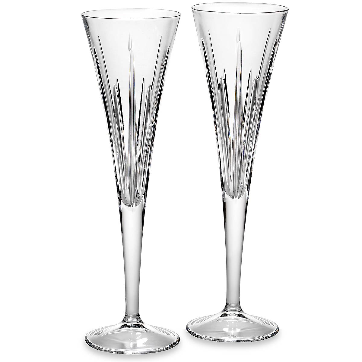 Soho Crystal Toasting Flutes, Set of 2