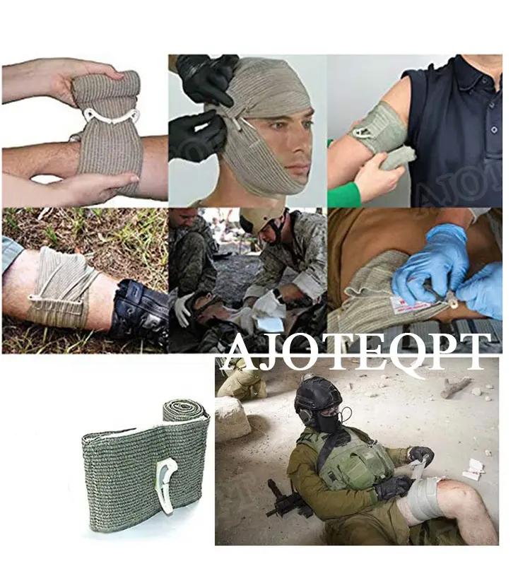 AJOTEQPT Molle Pouch IFAK Individual Trauma First Aid Kit Trauma Kit for Survival Camping Hiking Travel