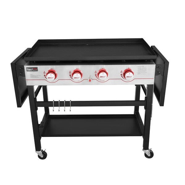 4-Burner GB4000C Flat Top Gas Grill， 36-Inch Griddle