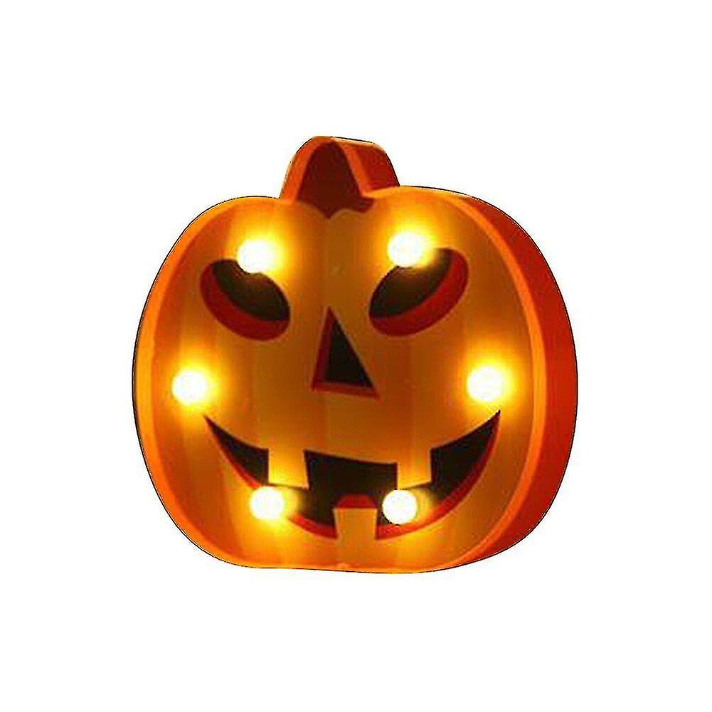 Led Pumpkin Night Light Desktop Decorative Lamp For Halloween Table Decor