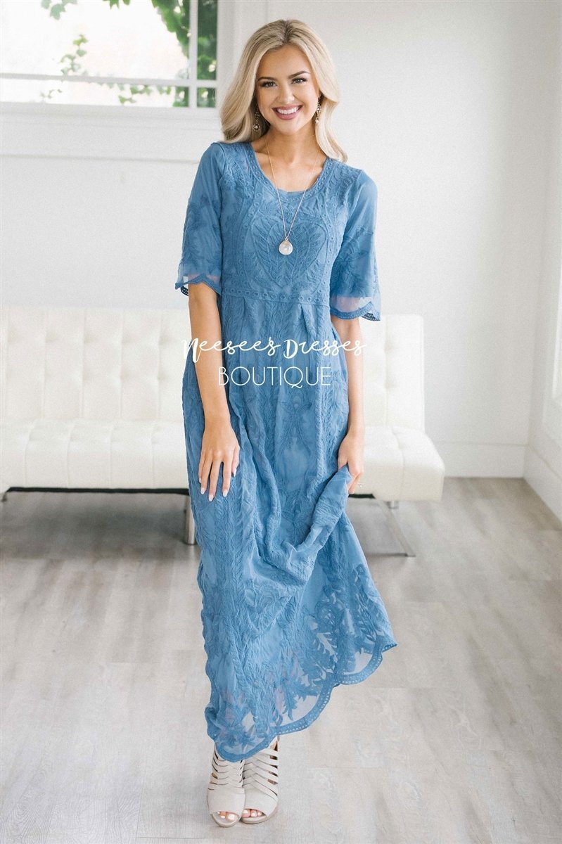 Day Dreamer Lace Full Length Dress