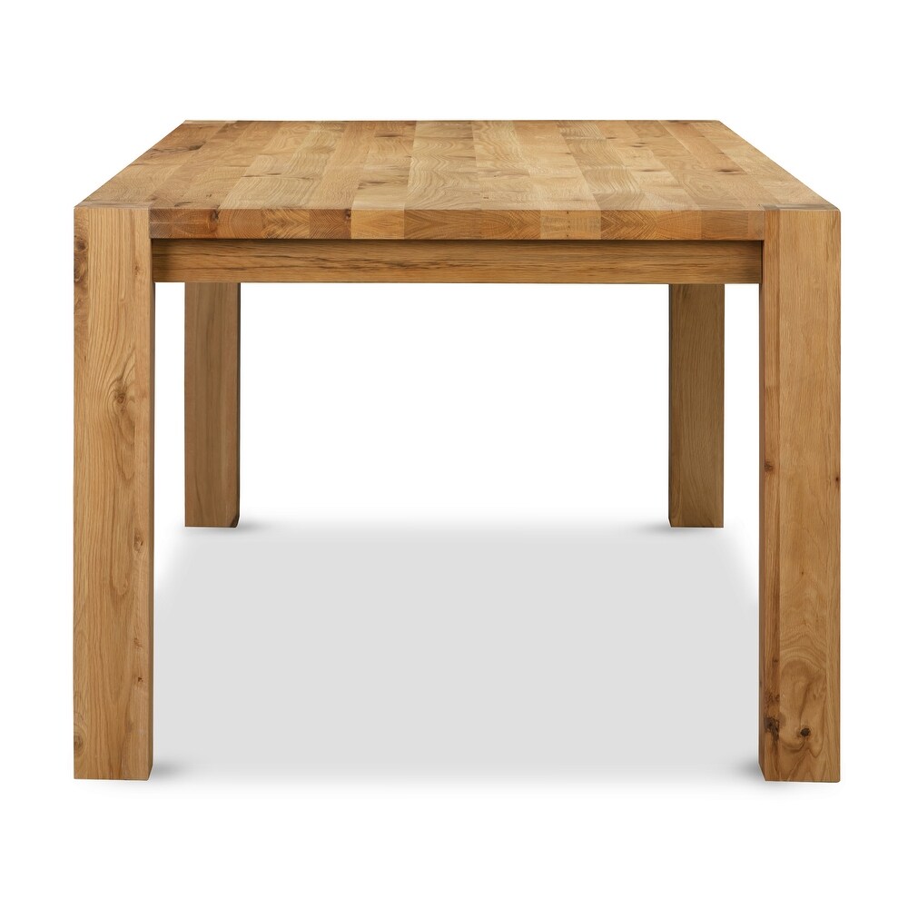 Poly and Bark Festa Extension Solid Oak Wood Dining Table