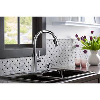 KOHLER Delafield Drop-In Cast Iron 33 in. 4-Hole Double Bowl Kitchen Sink in Black K-5817-4-7