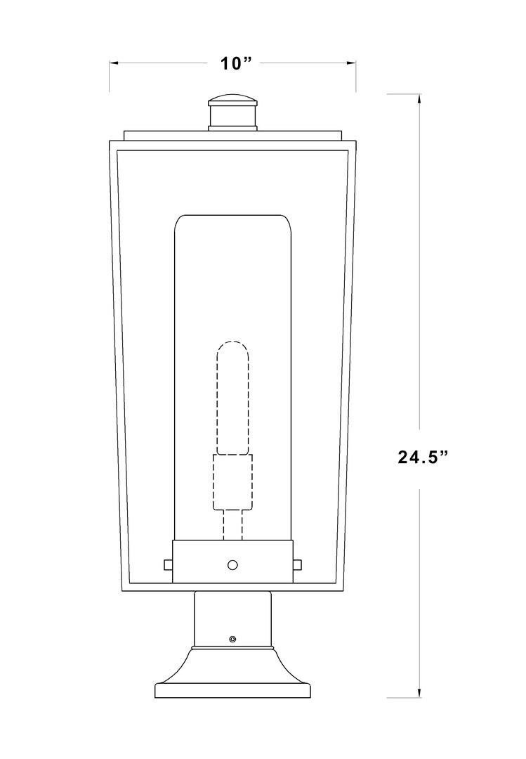 Z-Lite 594PHBR553PMBK